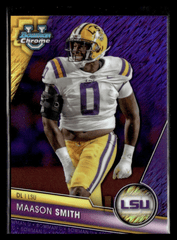 2023 Bowman Chrome U Purple Shimmer RC #143 Maason Smith LSU